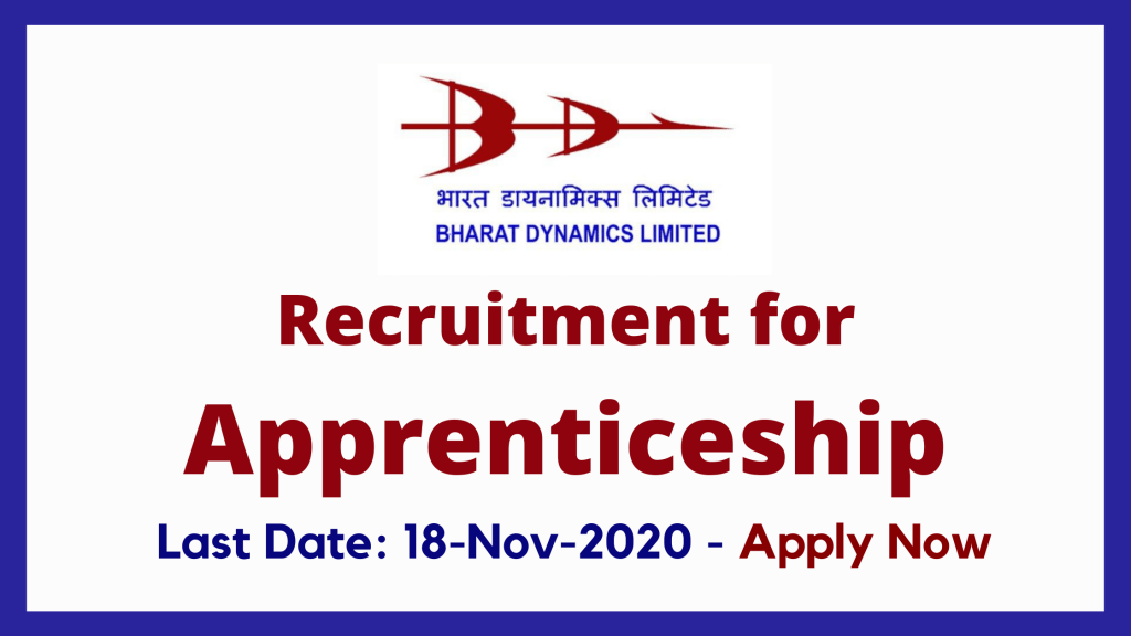 BDL Recruitment for Apprenticeship Training Under the Apprentices 2020.