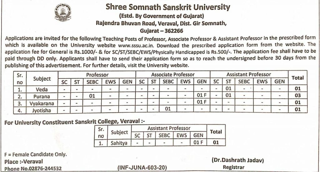 somnath university