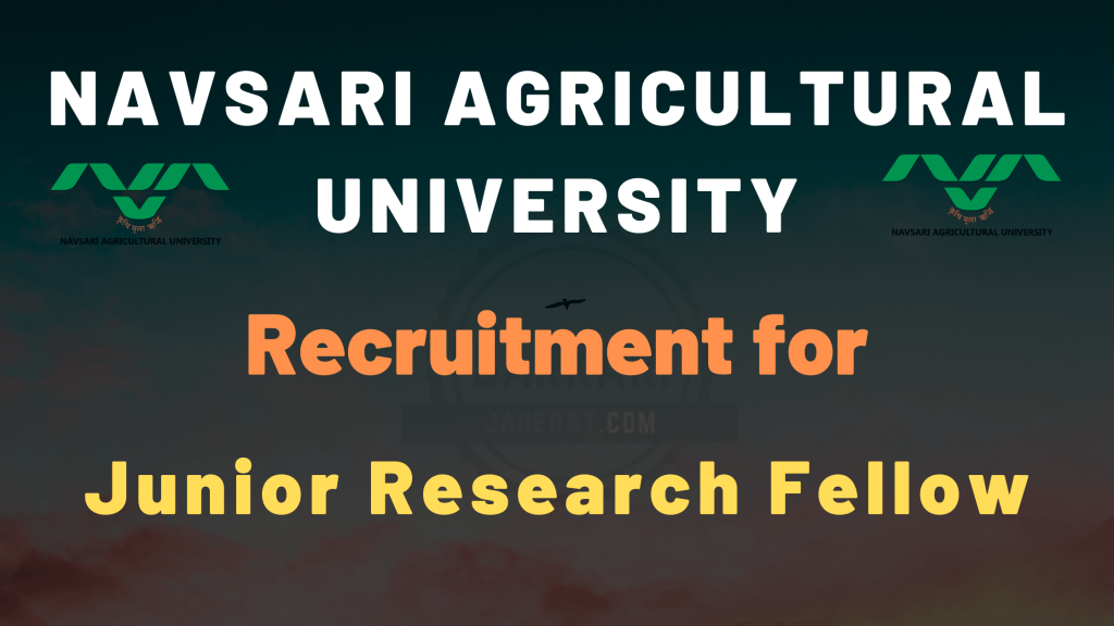 NAU Recruitment for Junior Research Fellow